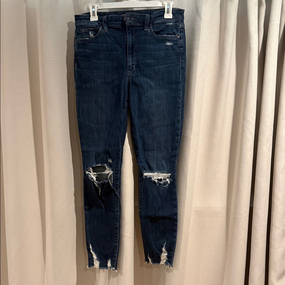 Joe's High Rise Skinny Ankle Jeans - Black